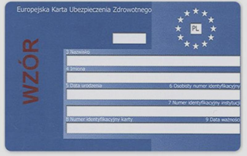 Karta EKUZ za granicą