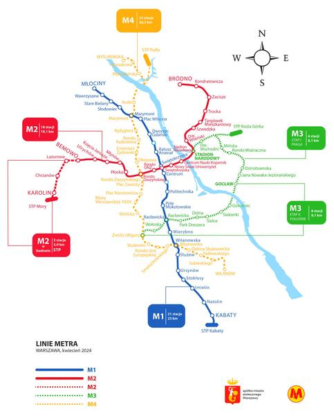 Metro M1 w Warszawie