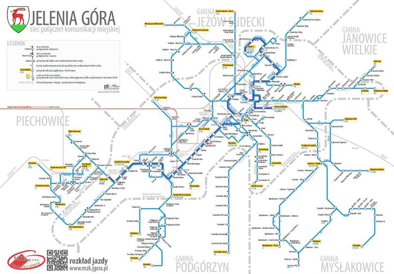 Trasy MZK Jelenia Góra